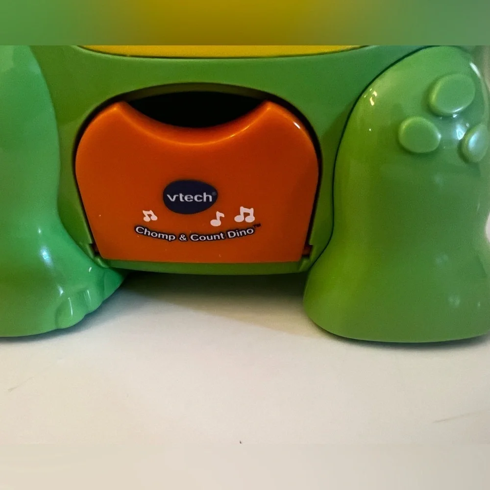 V-TECH COUNT & CHOMP DINO COUNTING FOOD COLORS, SHAPES AND SOUNDS